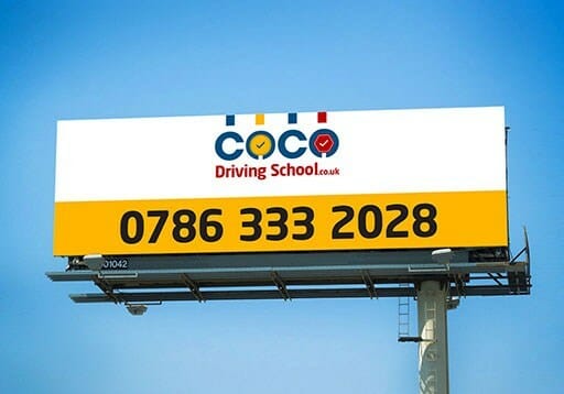 Coco Driving School Signboard