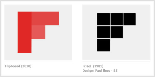 Flipboard vs. Frisol - Famous Company Logos