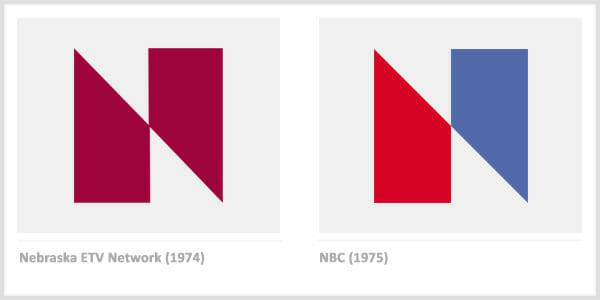 Nebraska ETV Network vs NBC - Famous Company Logos