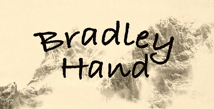 Worst Fonts - Bradley Hand