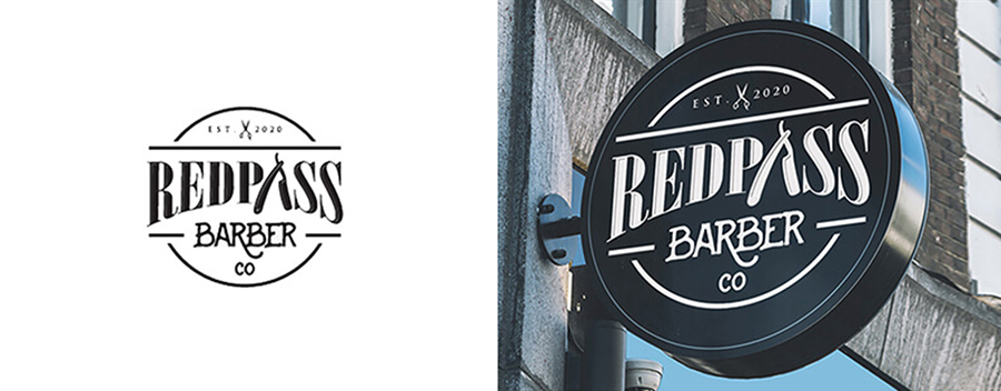 Redpass Barber Co - Realistic Mockups