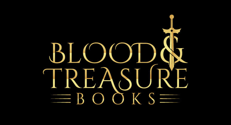 Blood and Treasure Books Creative Logo Design