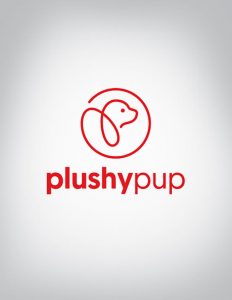 Plushy Pup Creative Logo Design