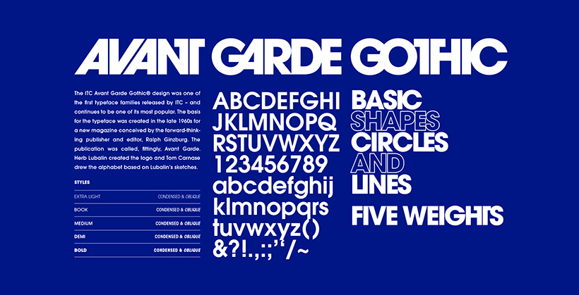 Avante Garde - Best Fonts For Logos