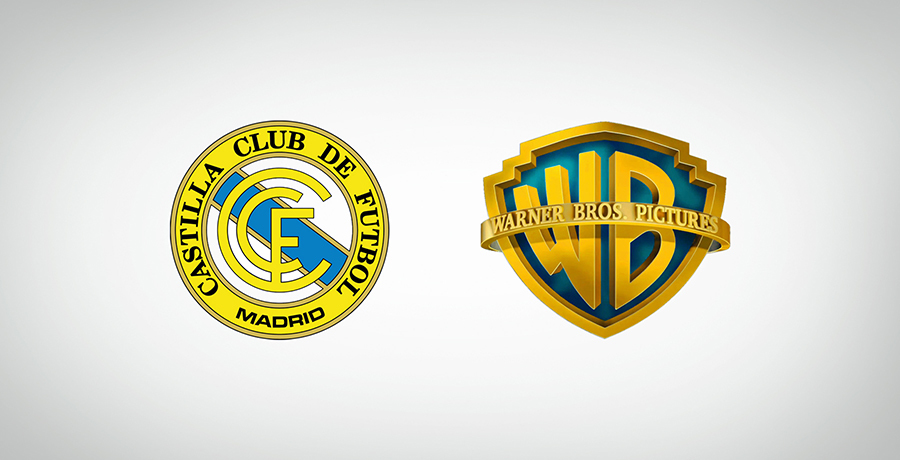 Real Madrid Castilla Club de Fútbol And Warner Bros Emblem Logo