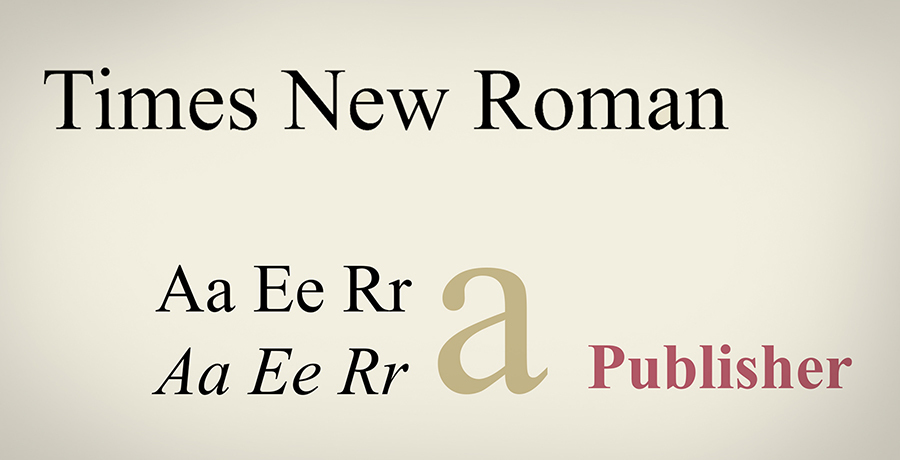 Times Old Roman Font