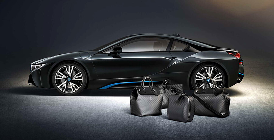 Co-branding of BMW and Louis Vuitton