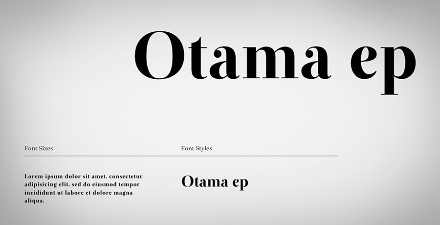 Otama E.P - Font For Branding