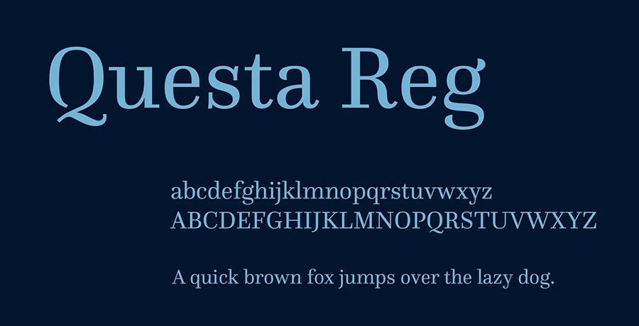 Questa - Free Serif Fonts