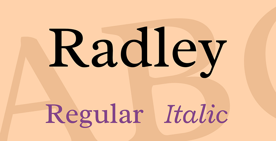 Radley - Font For Logo Design