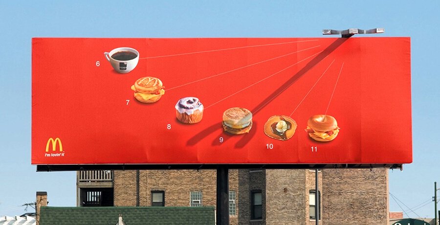 McDonald's Billboard Branding