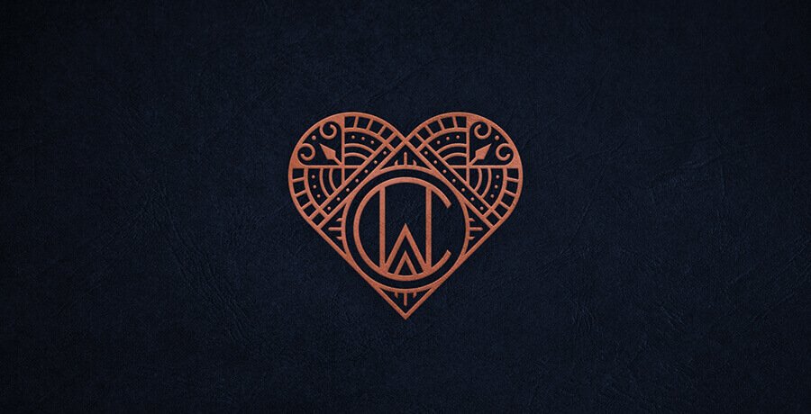 CW Monogram - Art Deco Logo