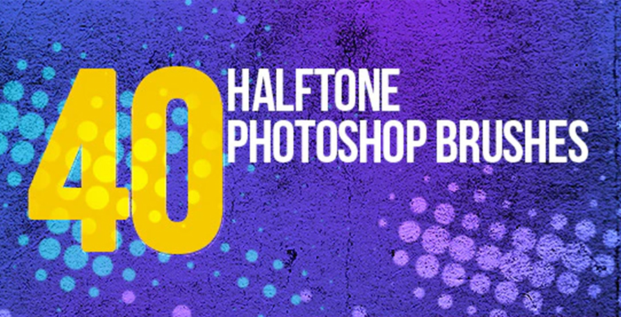 Buy Photoshop Brushes - 40 Halftone Photoshop Brushes