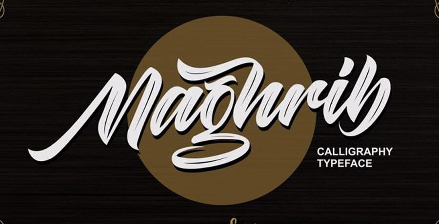 Best Vintage Font - Maghrib