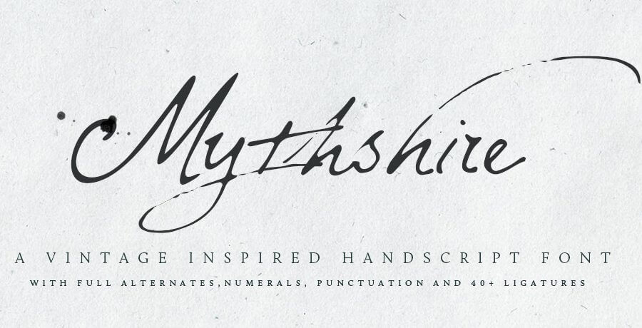 Premium Font  - Mythshire