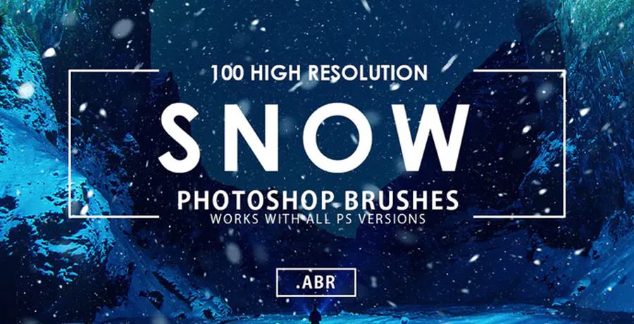 Buy Photoshop Brushes For Designers - Snow Photoshop Brushes