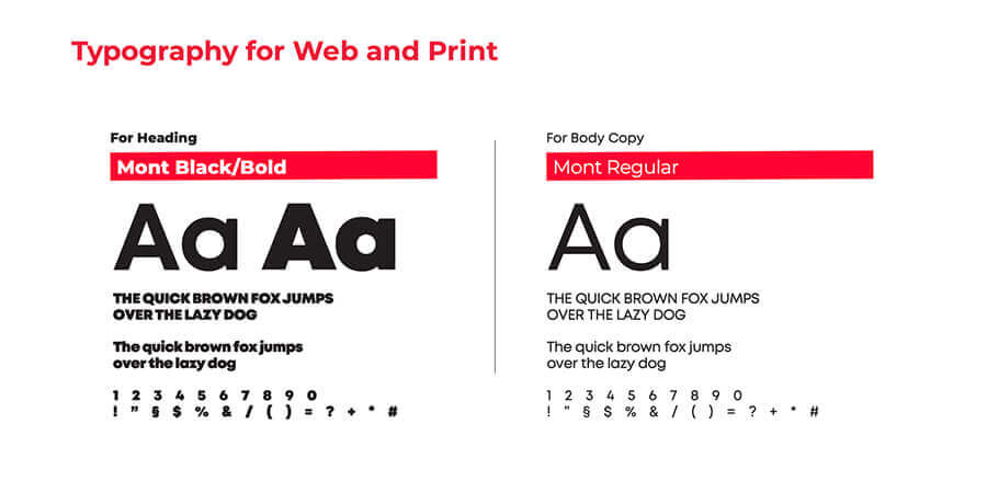 Brand Style Guide - Typography Font