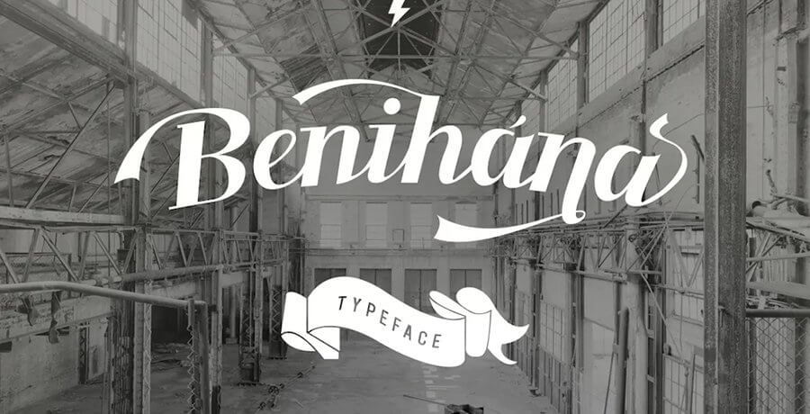 Free Vintage Fonts - Banihana