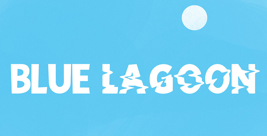 Fonts For Posters - Blue Lagon