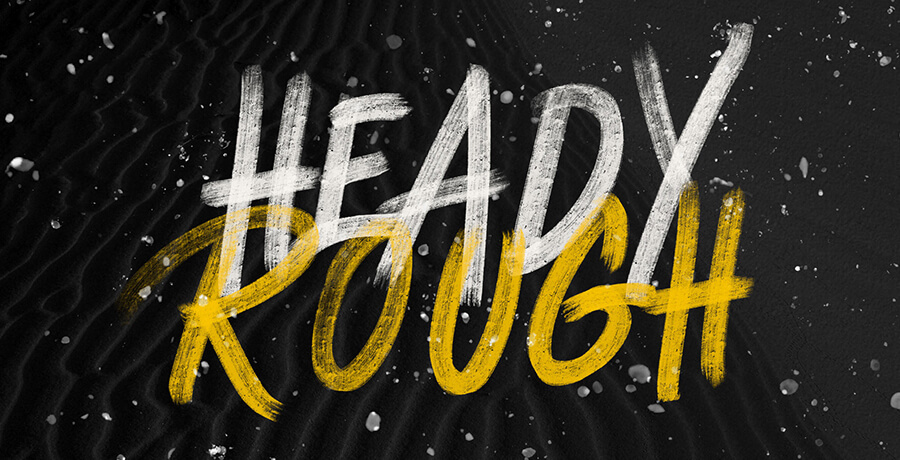 Good Font For Poster - Heady Rough