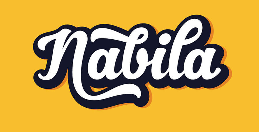 Poster Font For Designers - Nabila Script