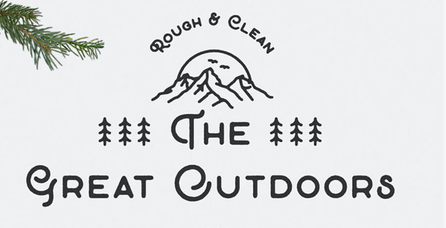 Good Font For Poster - The Great Outdoor