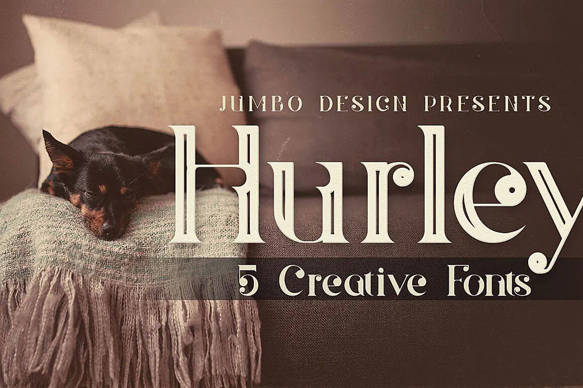 Hurley - Outline Font