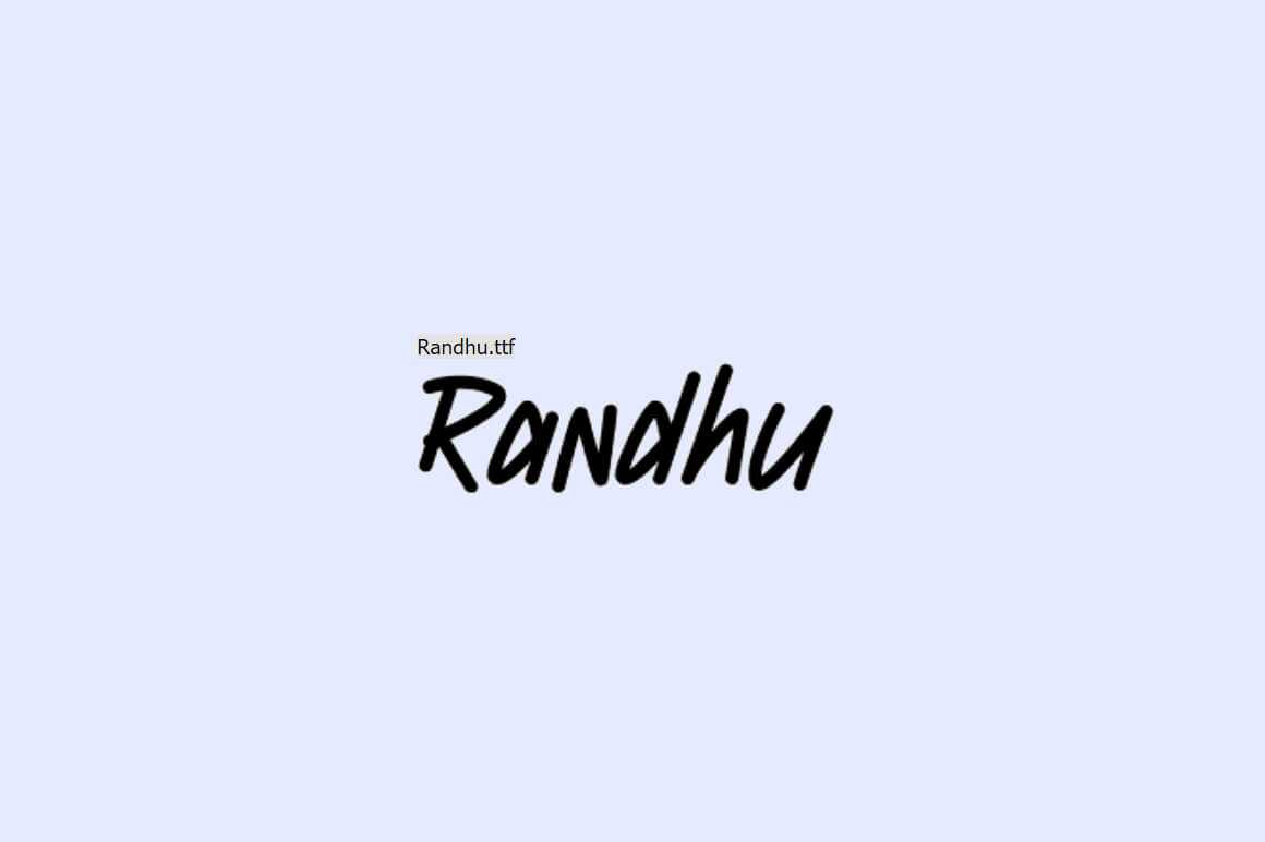 Free Graffiti Fonts - Randu